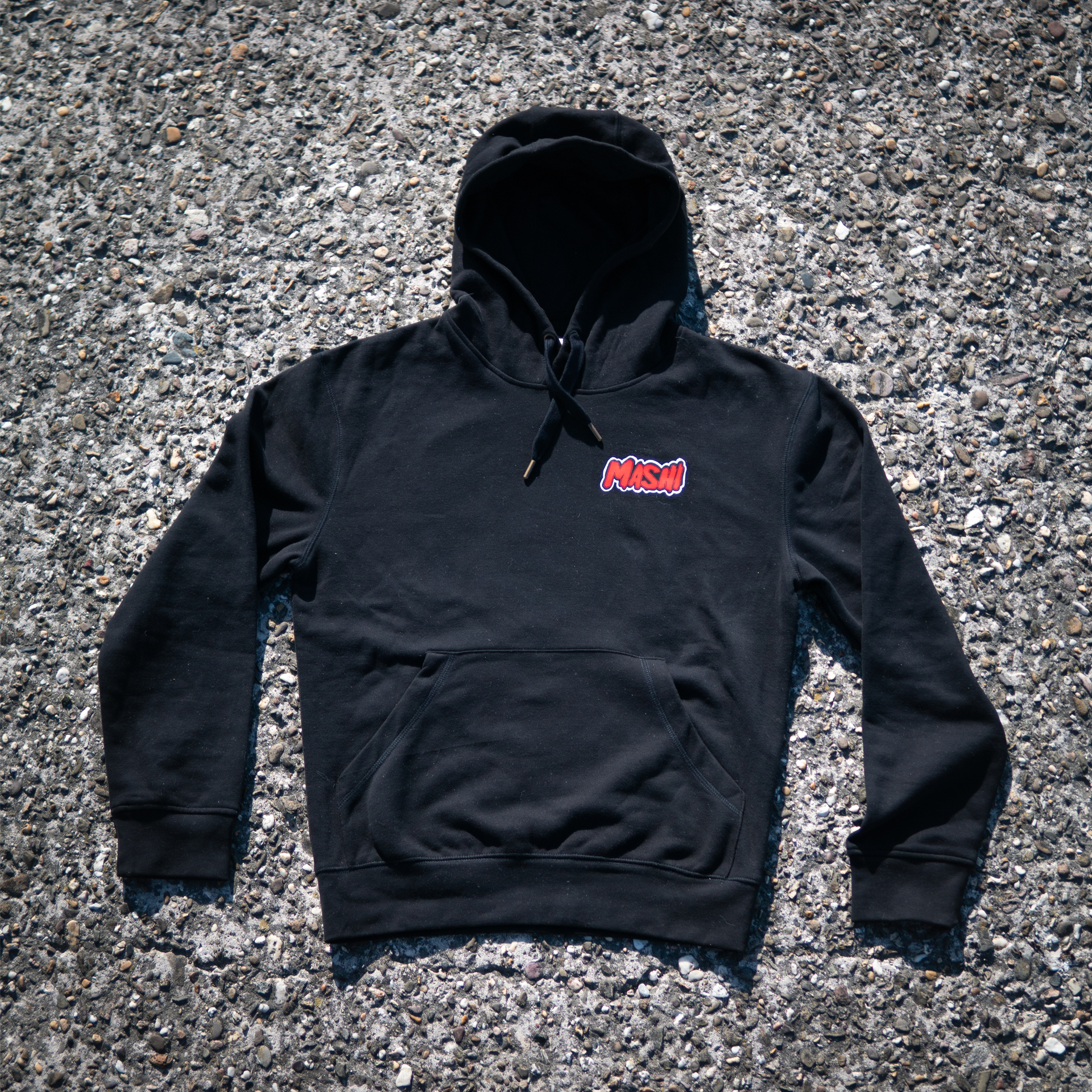美品 TOTG MASHI MASHI LOGO PULLOVER XL Mashi Hoodie Black – Mashi Merch
